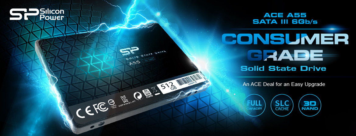 Silicon Power Ace A55 SSD 2.5" SATA III 3D TLC